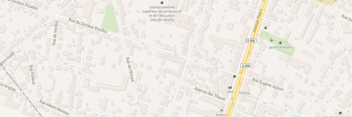 Plan du 13 Rue du Docteur Pouillot à Melun