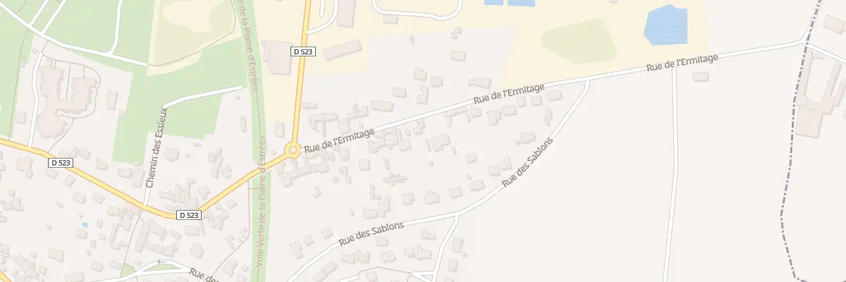 Plan du 54 Rue de l’Ermitage à Estrées-Saint-Denis