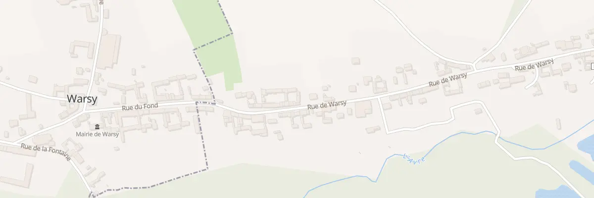 Plan du 52 Rue de warsy à Guerbigny