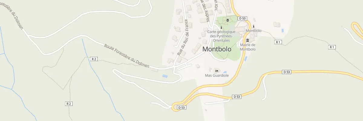 Plan du 2B Rue du Roc de France à Montbolo