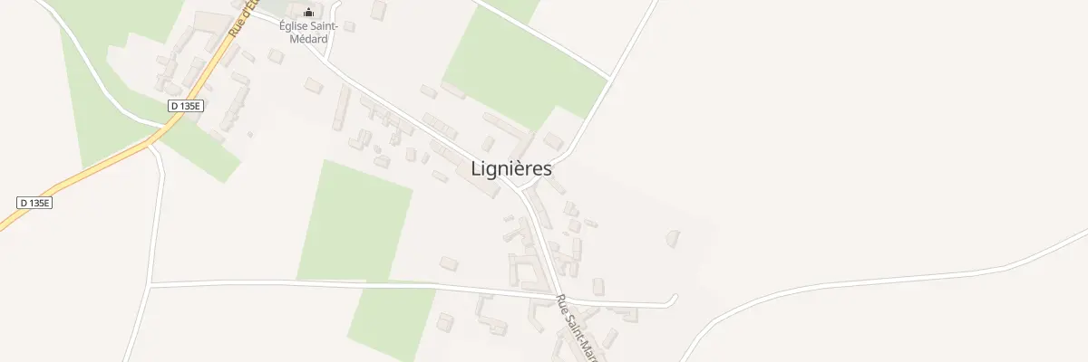 Plan du 7 Rue St Marc à Lignières