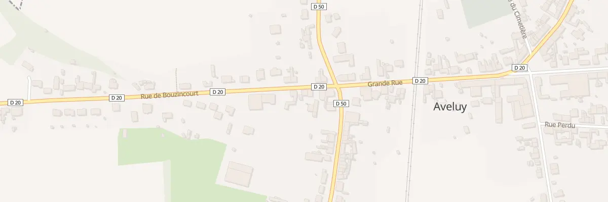 Plan du 6 Rue de Bouzincourt à Aveluy