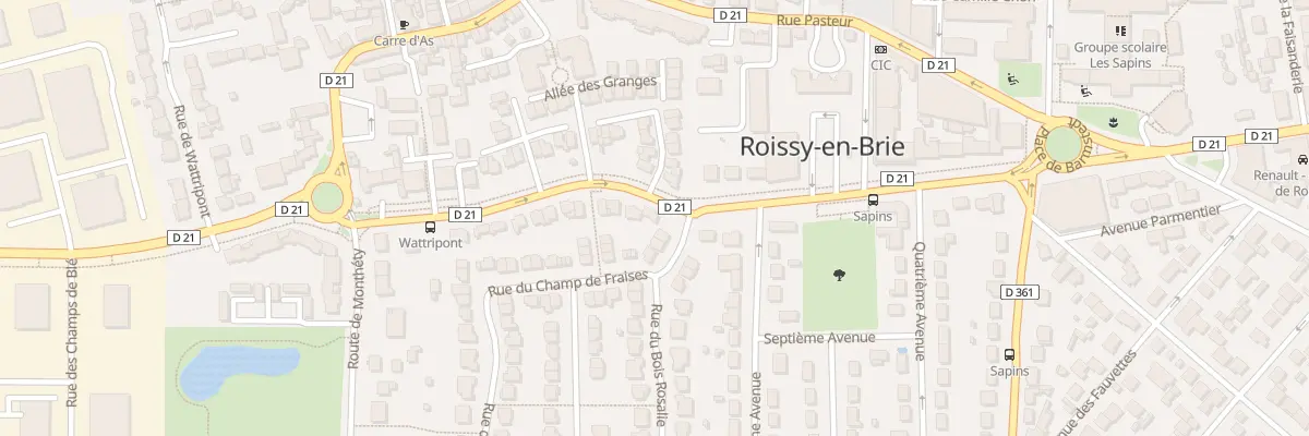 Plan du 17 Première Avenue à Roissy-en-Brie