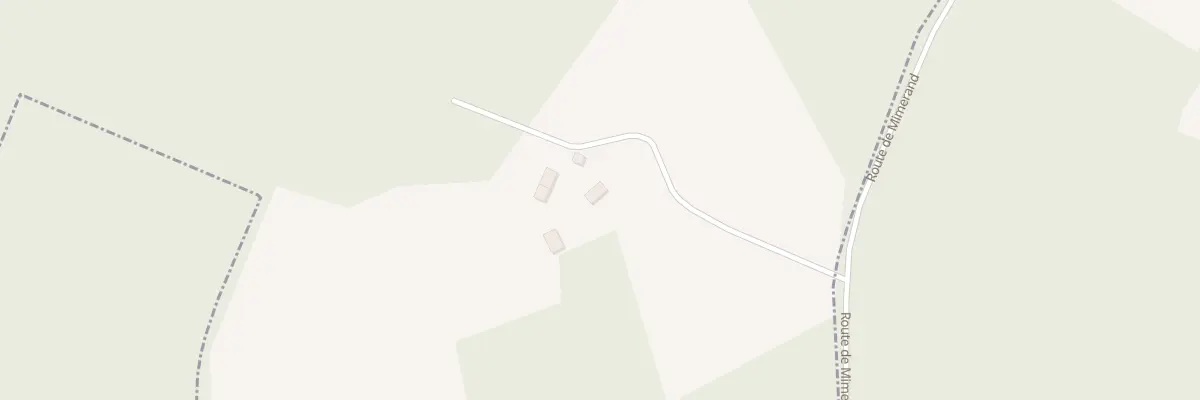 Plan du 2530 Rte de Mimérand à Cernoy-en-Berry
