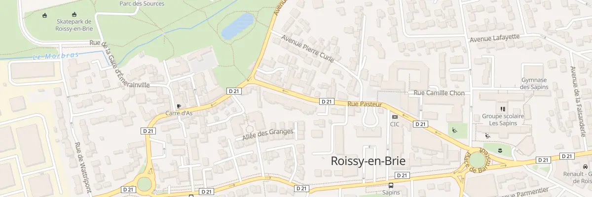 Plan du 17 Rue Pasteur à Roissy-en-Brie