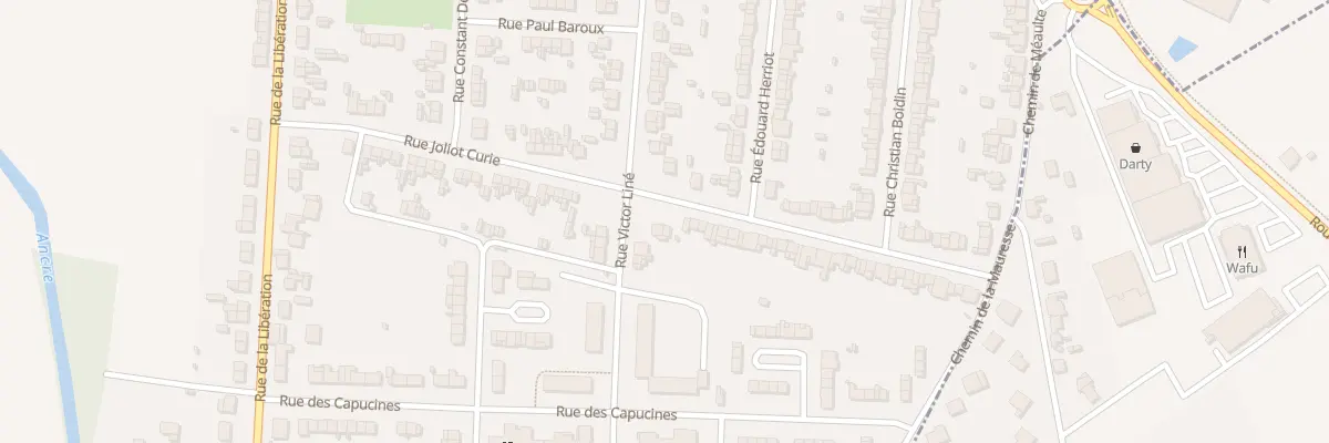 Plan du 2 Rue Jules Verne à Albert