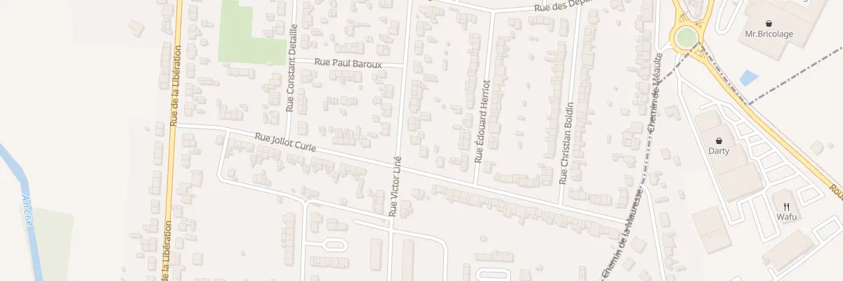 Plan du 55 Rue Victor Liné à Albert