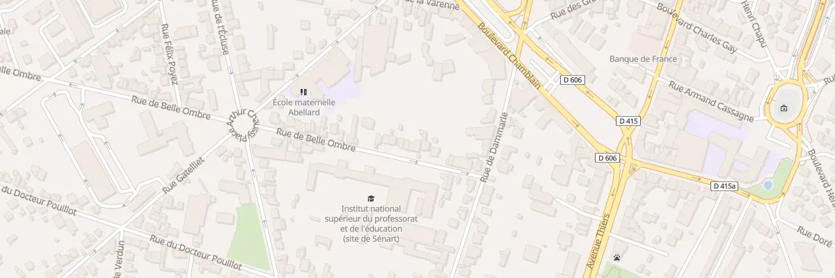 Plan du 8 Rue de Belle Ombre à Melun