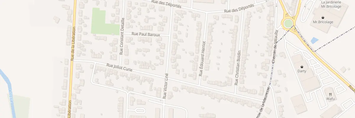 Plan du 45 Rue Victor Liné à Albert