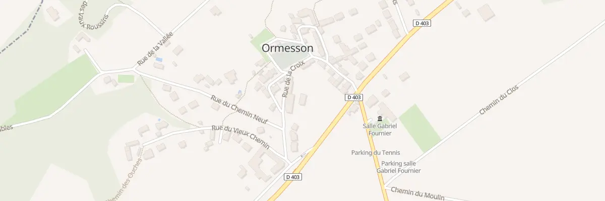 Plan du 24 Rue de Beaumont à Ormesson