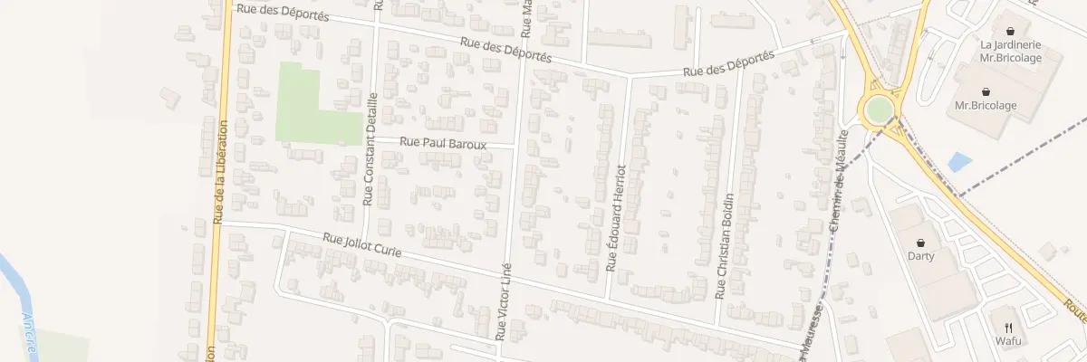 Plan du 29 Rue Victor Liné à Albert