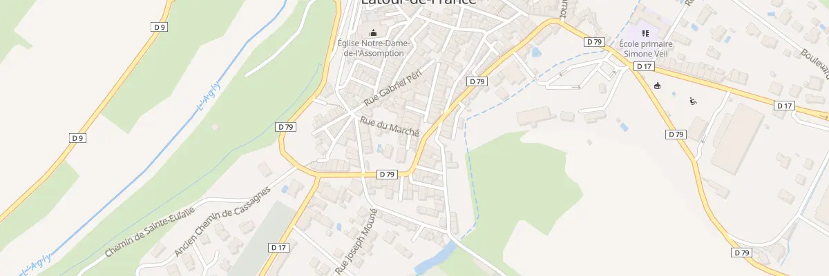 Plan du 8 Pl de l’Ancien Marche à Latour-de-France