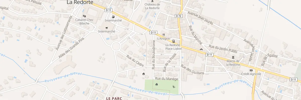 Plan du 34 Lot Louis Liabot à La Redorte