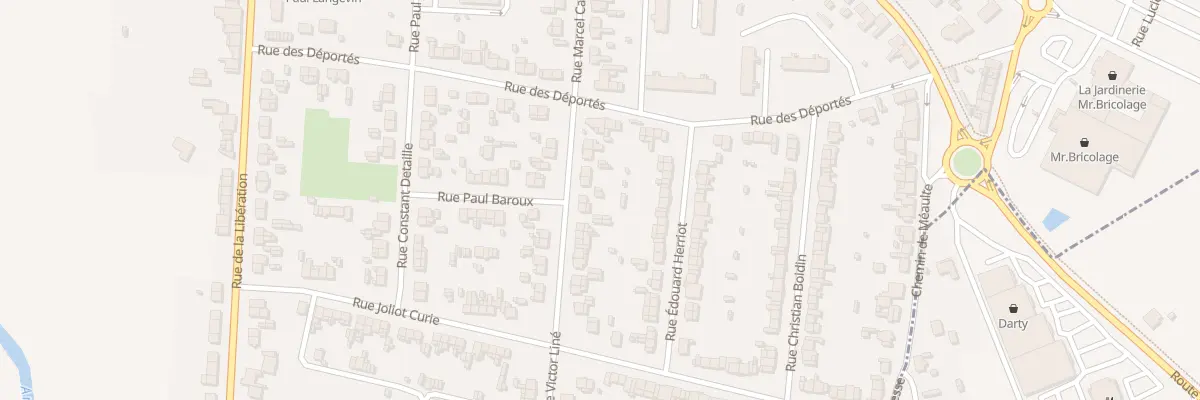 Plan du 17 Rue Victor Liné à Albert