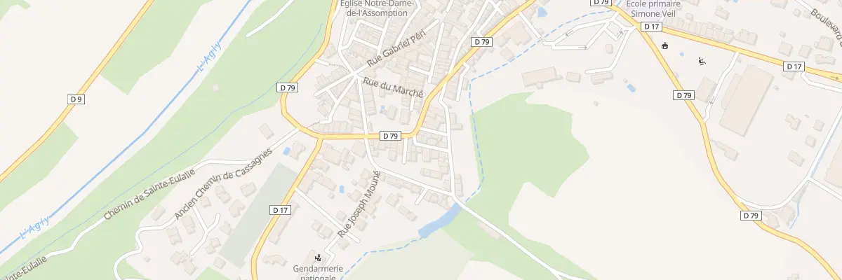 Plan du 9 Bd Gambetta à Latour-de-France