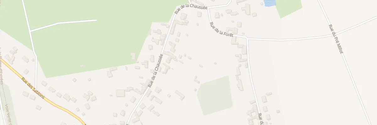 Plan du 298 Rue de la Chaussée à Moyvillers