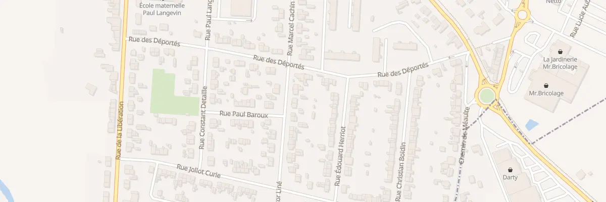 Plan du 9 Rue Victor Liné à Albert
