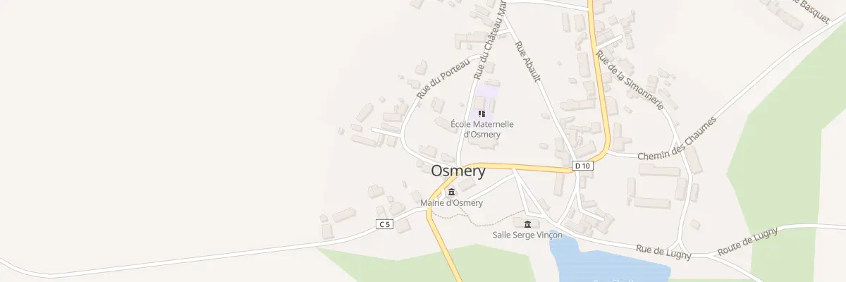 Plan du 4 Rue du Porteau à Osmery