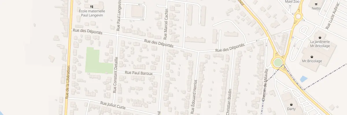 Plan du 1 Rue Victor Liné à Albert