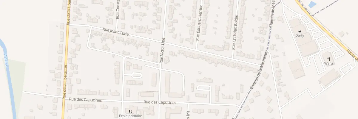 Plan du 8 Rue Jules Verne à Albert