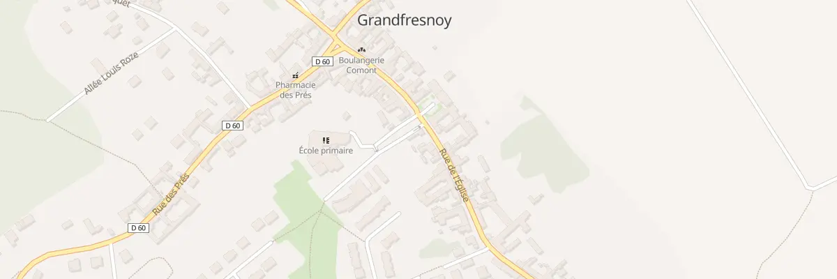 Plan du 126 Rue de l’Eglise à Grandfresnoy