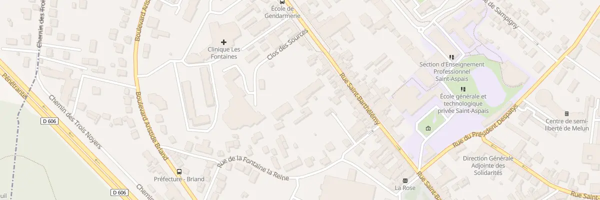 Plan du 45B Rue Saint Barthélémy à Melun