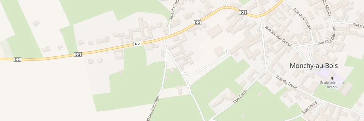 Plan du 13 Rue du Colinet à Monchy-au-Bois