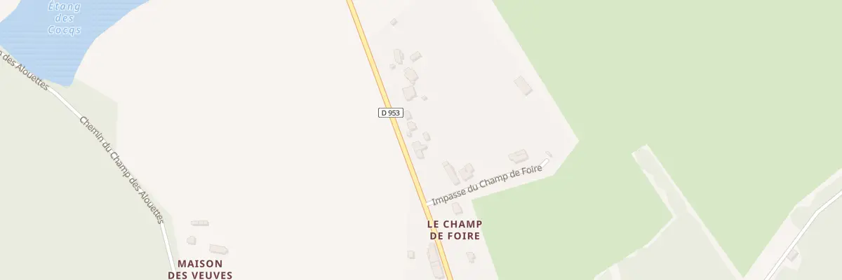 Plan du 269 Le Champ de Foire à Osmery