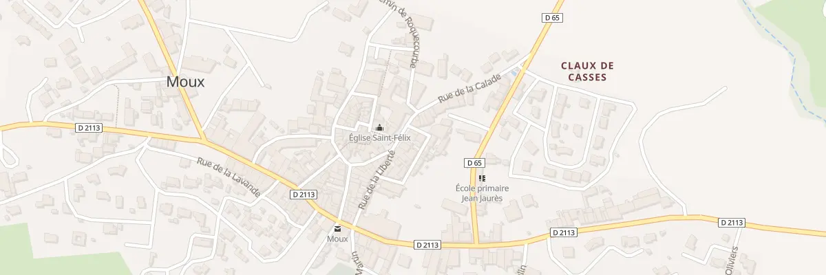 Plan du 3B Pl Saint Régis à Moux
