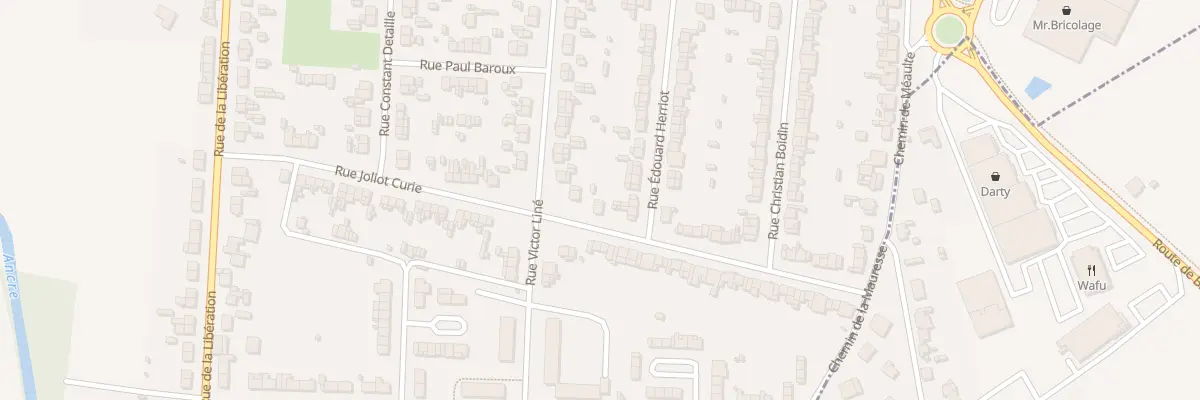 Plan du 7 Rue Jules Verne à Albert