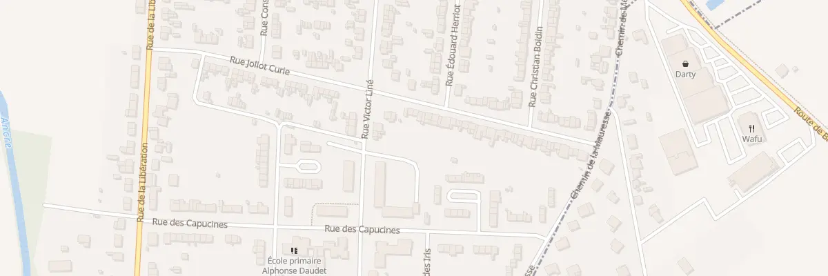 Plan du 12 Rue Jules Verne à Albert