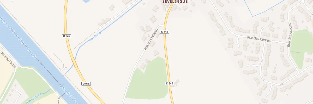 Plan du 5 Rue de Sévelingue à Essars