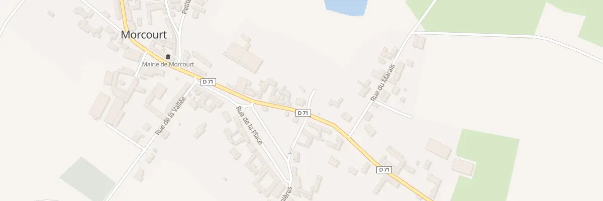 Plan du 17 Rue de Peronne à Morcourt