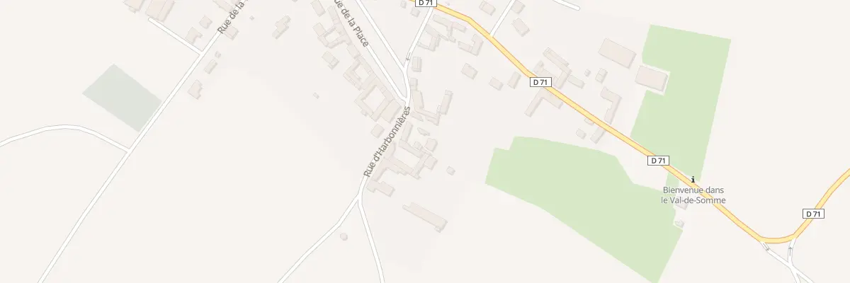 Plan du 7 Rue d’Harbonnières à Morcourt