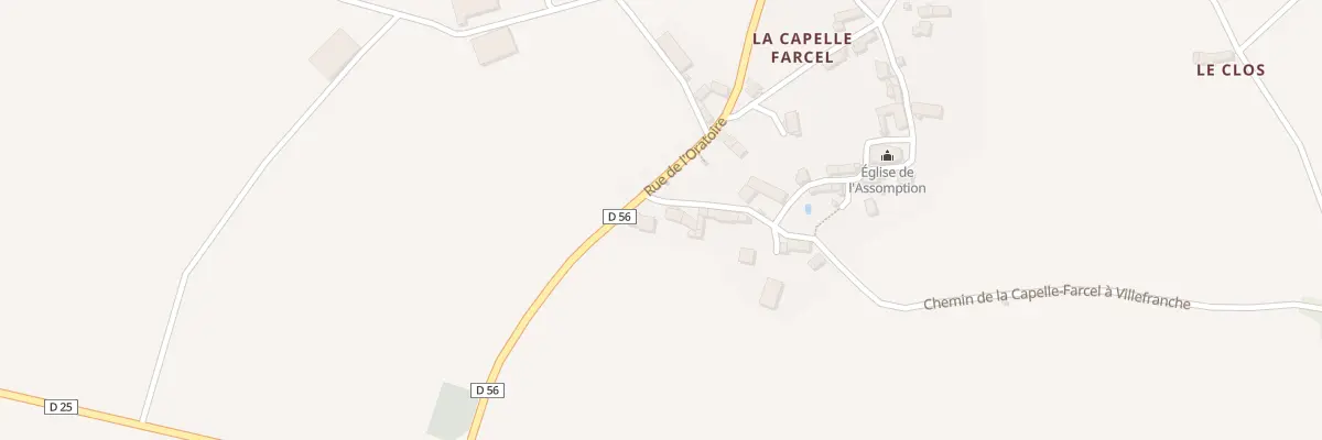 Plan du 5077 La Capelle Farcel à Alrance