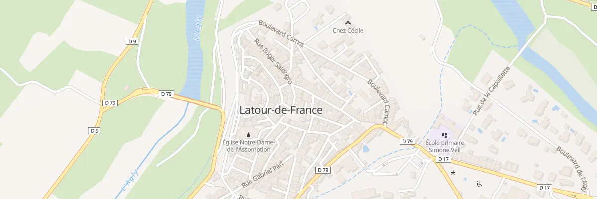 Plan du 4B Rue Roger Salengro à Latour-de-France