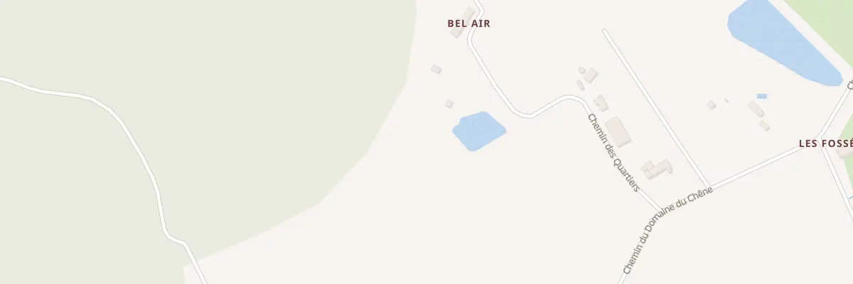 Plan du 1 Che des Quartiers à Sens-Beaujeu