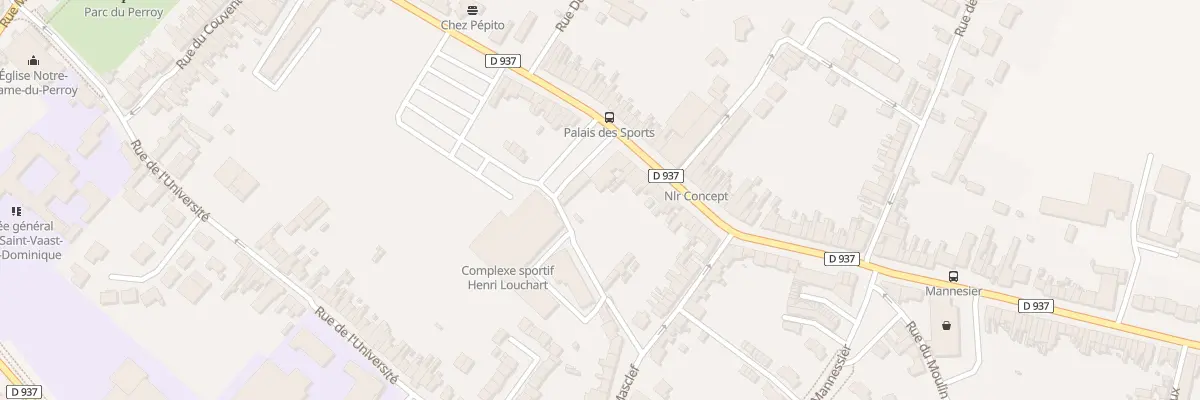 Plan du 944 Rue de Lille à Béthune