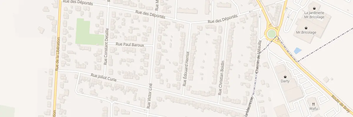 Plan du 30 Rue Edouard Herriot à Albert