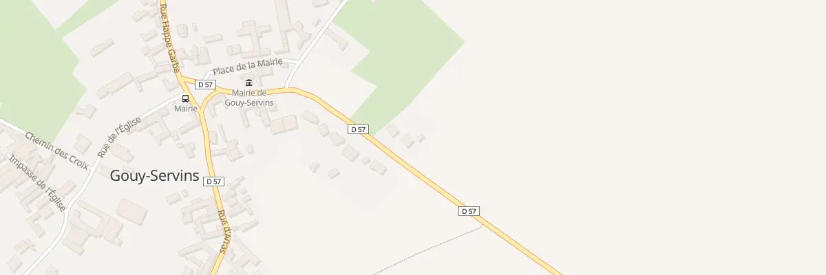 Plan du 11 Rue du Haut Chemin à Gouy-Servins