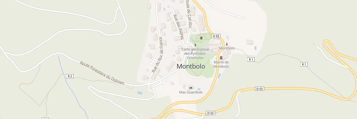 Plan du 8 Rte de Can Kirc à Montbolo