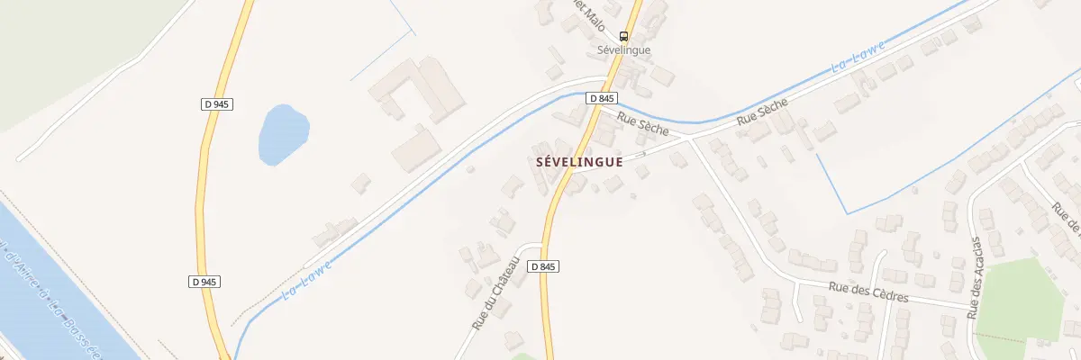 Plan du 9 Rue de Sévelingue à Essars