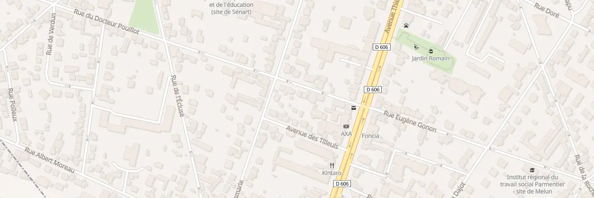 Plan du 7 Rue du Docteur Pouillot à Melun