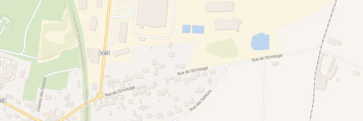 Plan du 53 Rue de l’Ermitage à Estrées-Saint-Denis