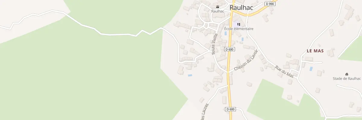 Plan du 5092 Le Bourg à Raulhac