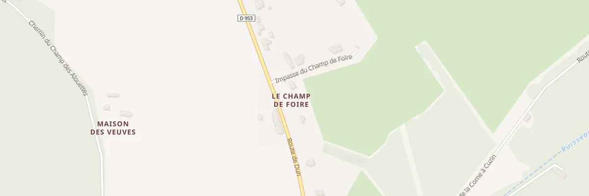 Plan du 271A Bel Air à Thaumiers