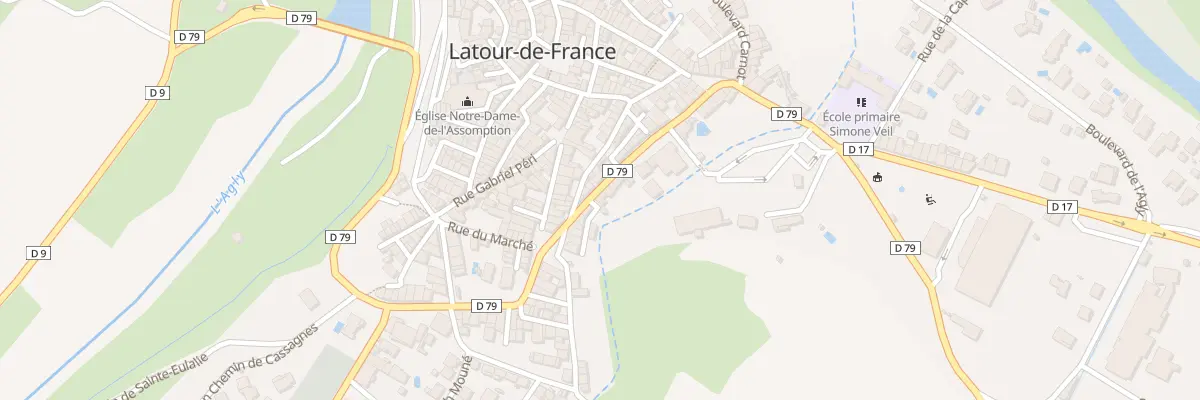 Plan du 11 Rue Guy Male à Latour-de-France