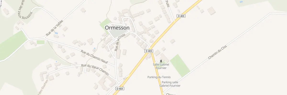 Plan du 22 Rue de Beaumont à Ormesson