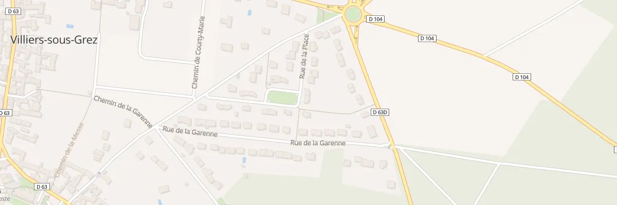 Plan du 17 Rue de la Place à Villiers-sous-Grez