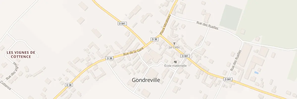 Plan du 3 Rue de la Gare à Gondreville